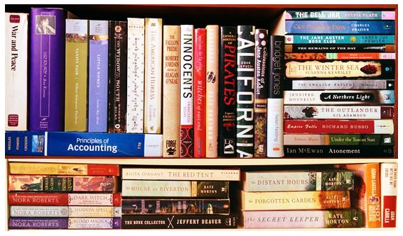 Squatty bookshelves in my bedroom
